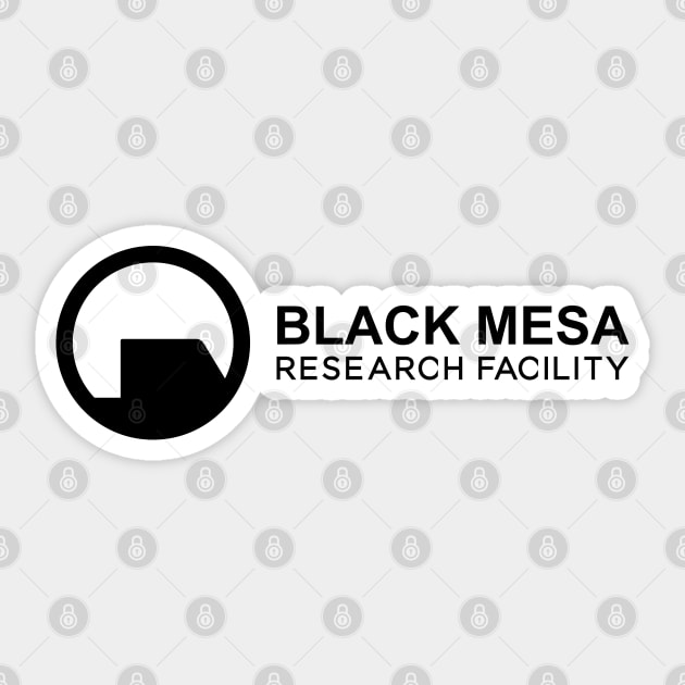 Black Mesa Sticker by Stefaan